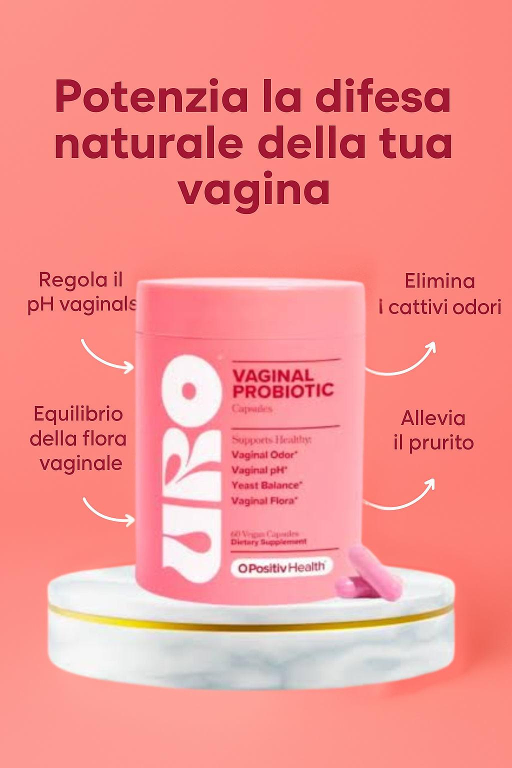 URO - Capsule 🌸 Per il Benessere Intimo Femminile ✨